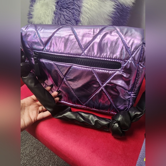 Shawn Killinger x IHKWIP Knotted Shoulder Bag Two Straps Lavender Joy - Picture 8 of 8